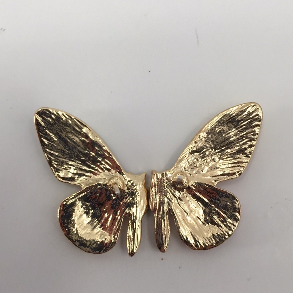 butterfly Earrings Rhinestone - Picture 6 of 9